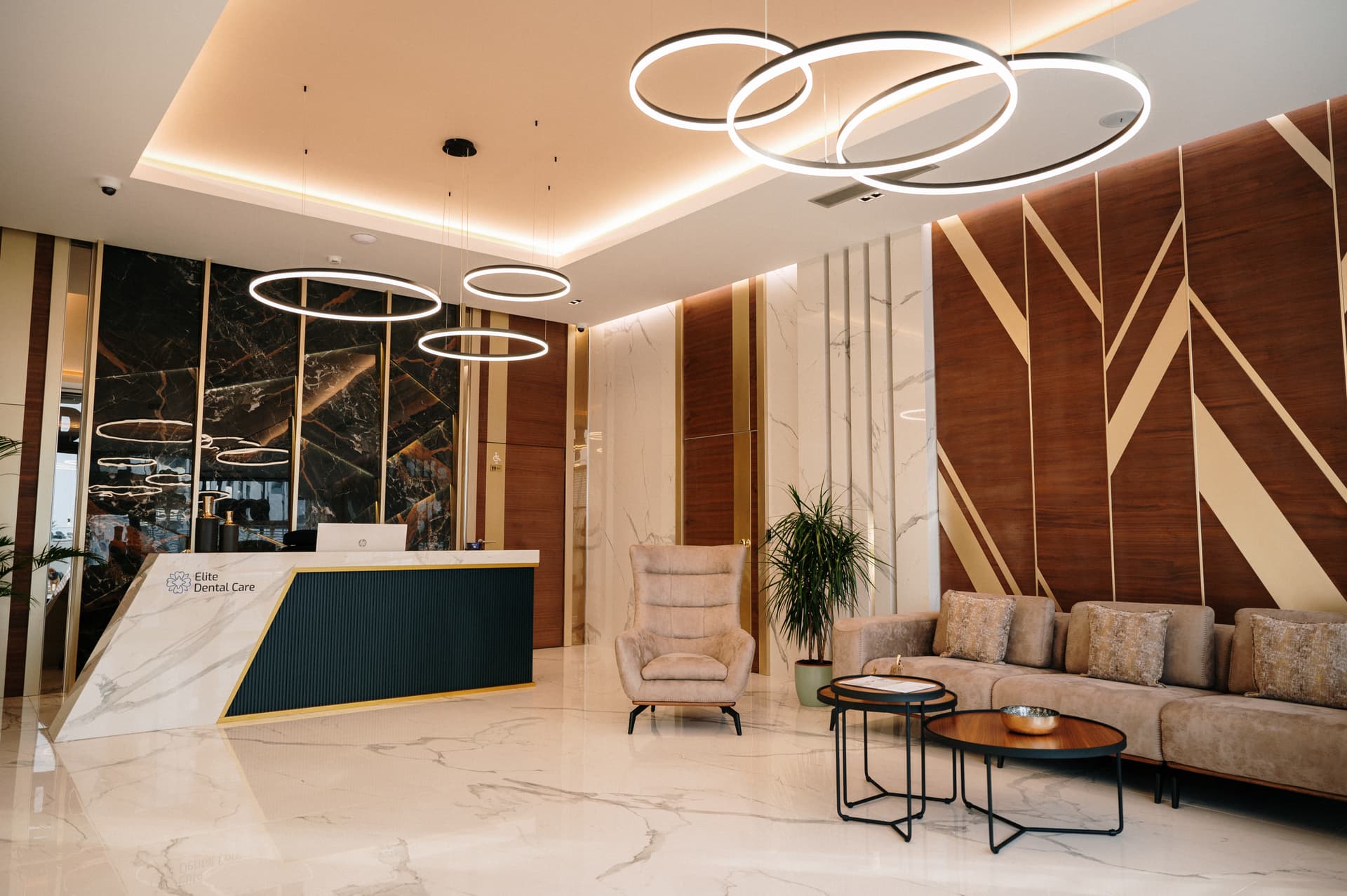 Elite Dental Care clinic lobby